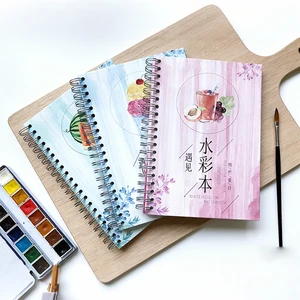 Large Size Watercolor Sketch Book Spiral Bound Blank Notebook For Drawing Professional Watercolor Paper Pad Sketchbook Suitable