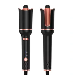 Automatic Wireless Rotating Ceramic Ionic Barrel Curling Iron Wave Curl Wand Professional Hair Curler