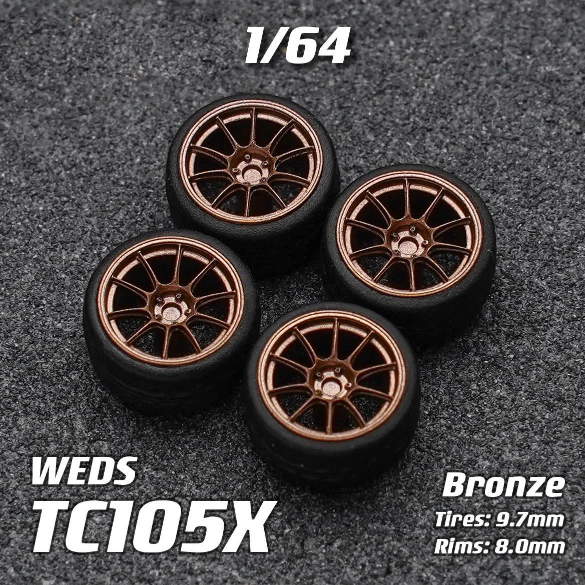 Chika X Nabes 1:64 Wheels - Premium Model Car Tires