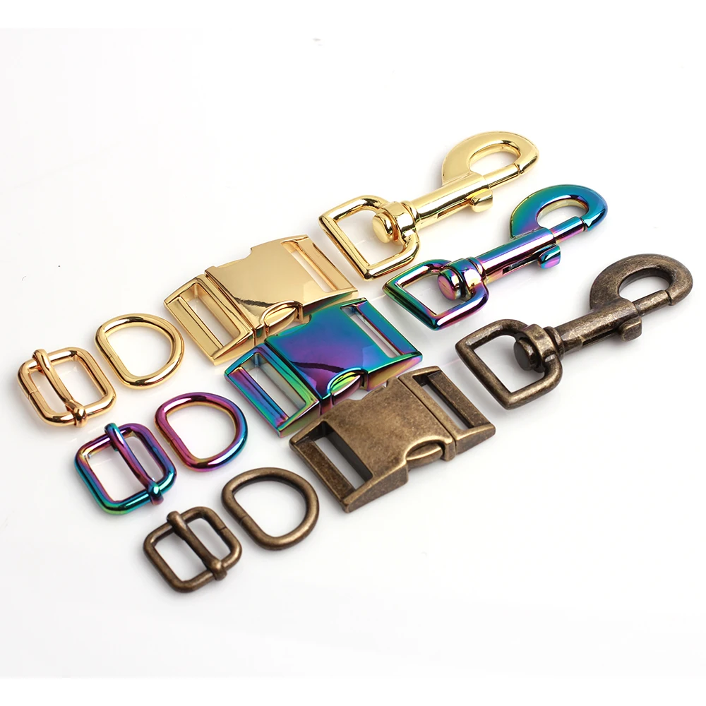 Rainbow Custom Size Color Metal Pet Accessories