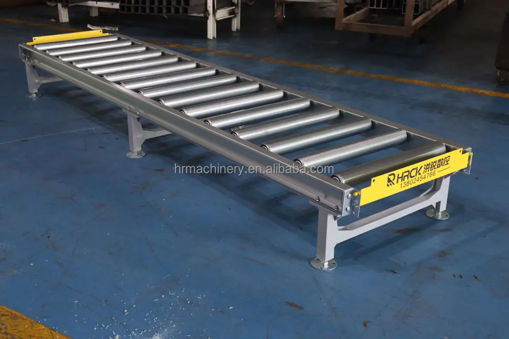 Hongrui Customized Automatic Spare Parts Roller Conveyor Line For Flat Transmission supplier