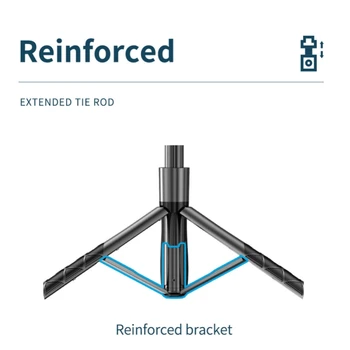 Lightweight Studio Video Multifunctional Umbrella Stand Balance Steady Portable Bt Extendable Selfie Stick Tripod detail image