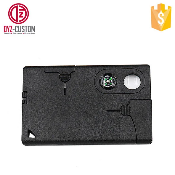 10 In 1 Multi Purpose Pocket Survival Tool Card For Camping Hiking