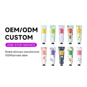 OEM Wholesale Hand Cream Floral and Fruity Natural Plant Hand Lotion Balm Set Moisturizing Mini Cute Product Herbal Hand Cream