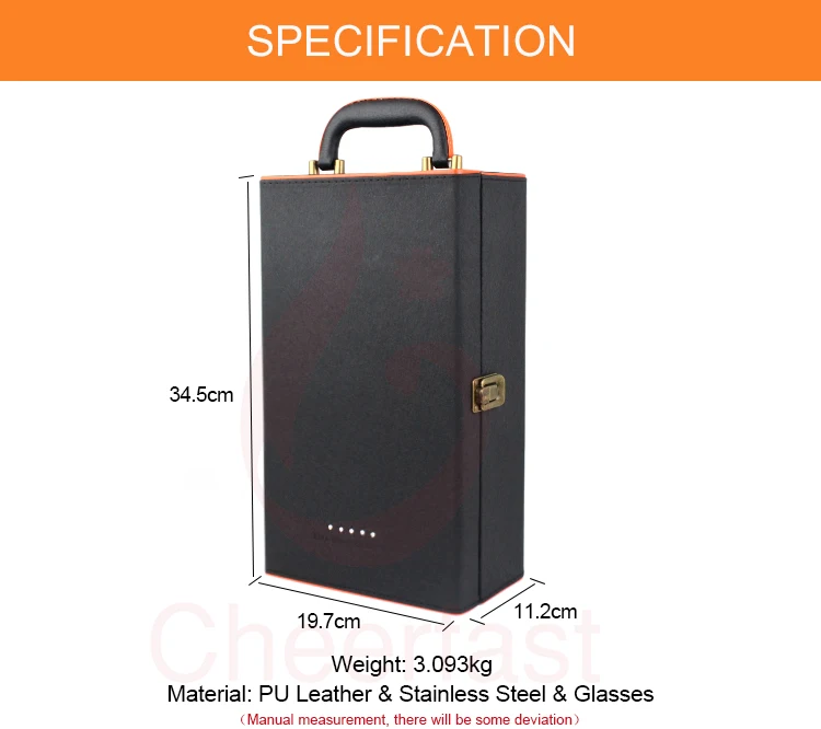 High Quality Whiskey Glass With  Decanter Set And Whiskey Stone Gift set And 25 oz Whiskey Bottle Decanter Leather BoxSet