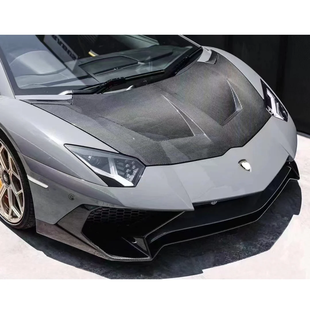 Dry Carbon Fiber Aventador SVJ Body Kit Rear Bumper Front Bumper for ...
