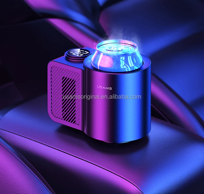 Usams Car Auto Accessories 2022 Car Cup Cooler Smart Quick Cooling Mini