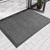 Small checkered pattern - gray [One-piece molding]