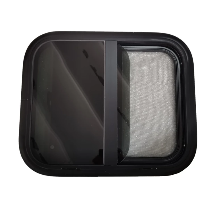 TONGFA Single Side Custom Size Sliding caravan Rv Side Tempered Glass Window