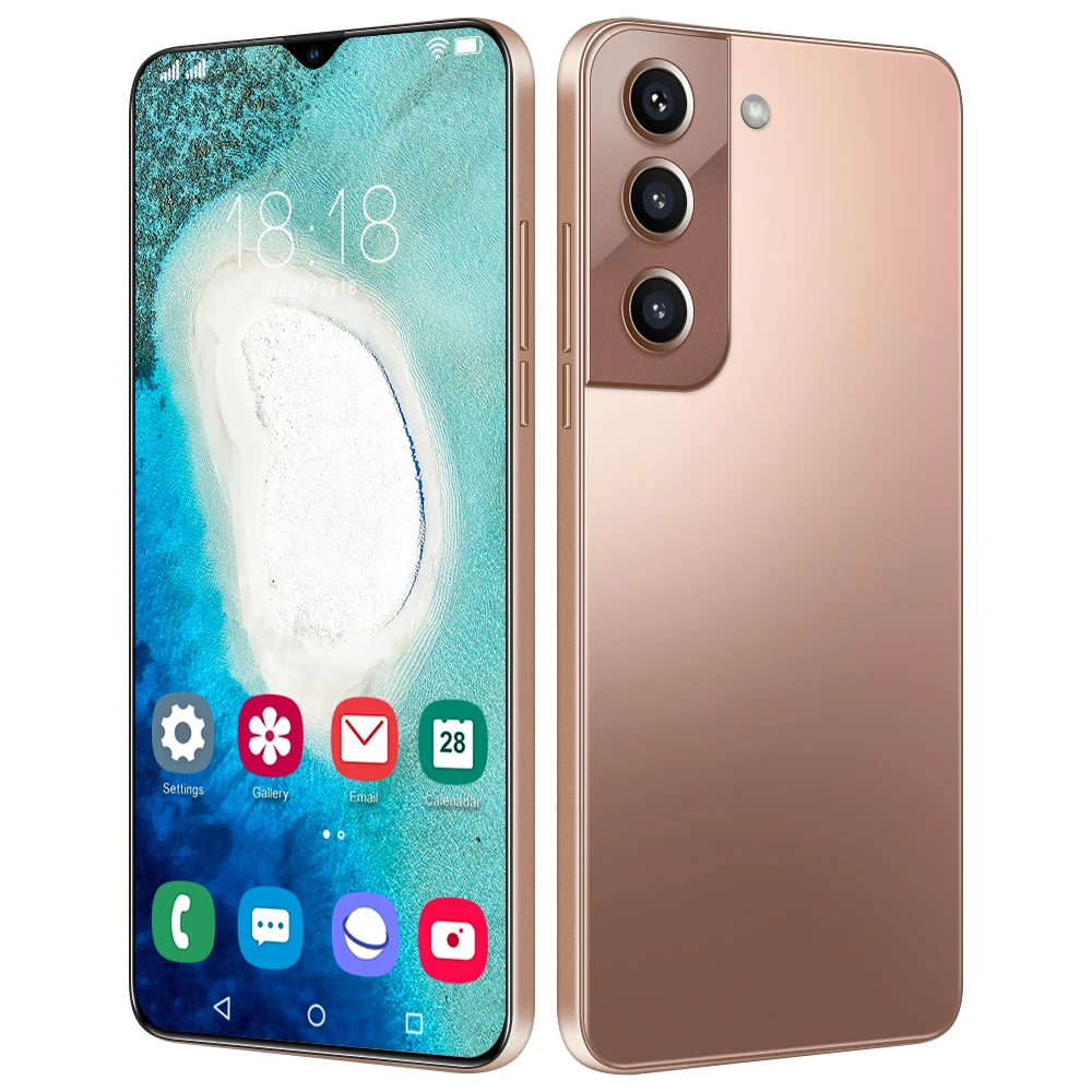 Сенсорный мобильный телефон с поддержкой android 11 0 5G LTE 6 7 дюйма 32 МП 50 16 ГБ