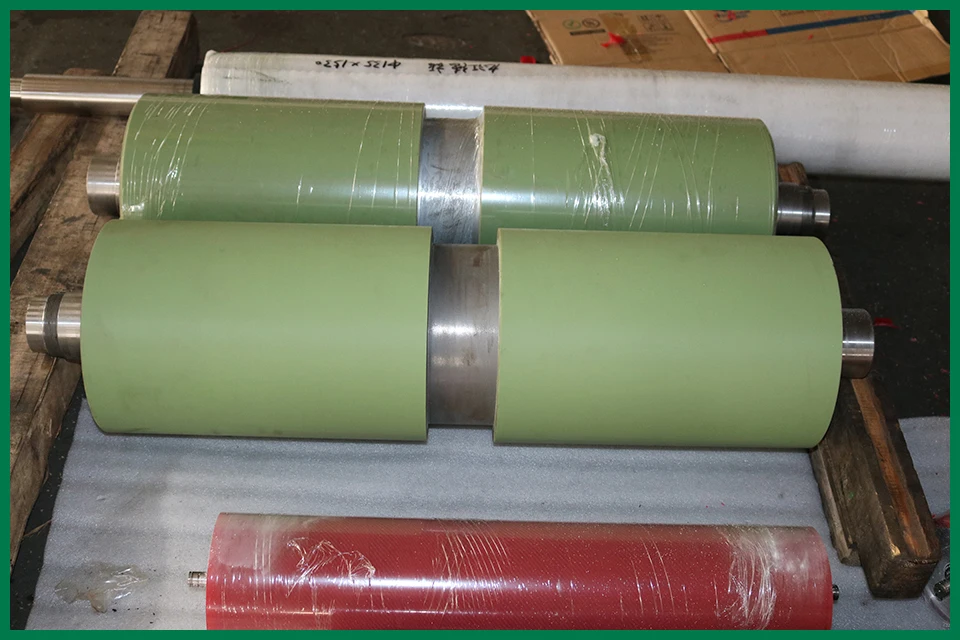 Plastic nylon HDPE coating pu carrier roller