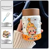 Cepillo de copa Little Yellow Hat Star Man + pegatinas 3D
