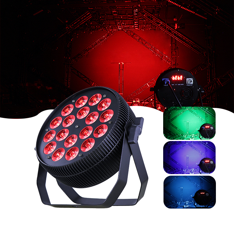 
 Дискотека, сценическое освещение для диджея, 18*10 Вт, цена DMX512, 4 в 1, RGBW, миниатюрный светодиодный светильник  