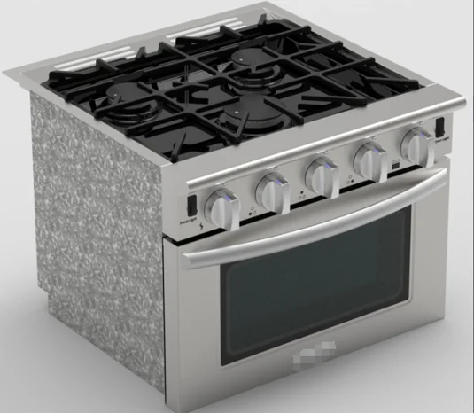 North American RV Freestanding Gas LPG Convection Broiler 24 Inch 4/6 ...