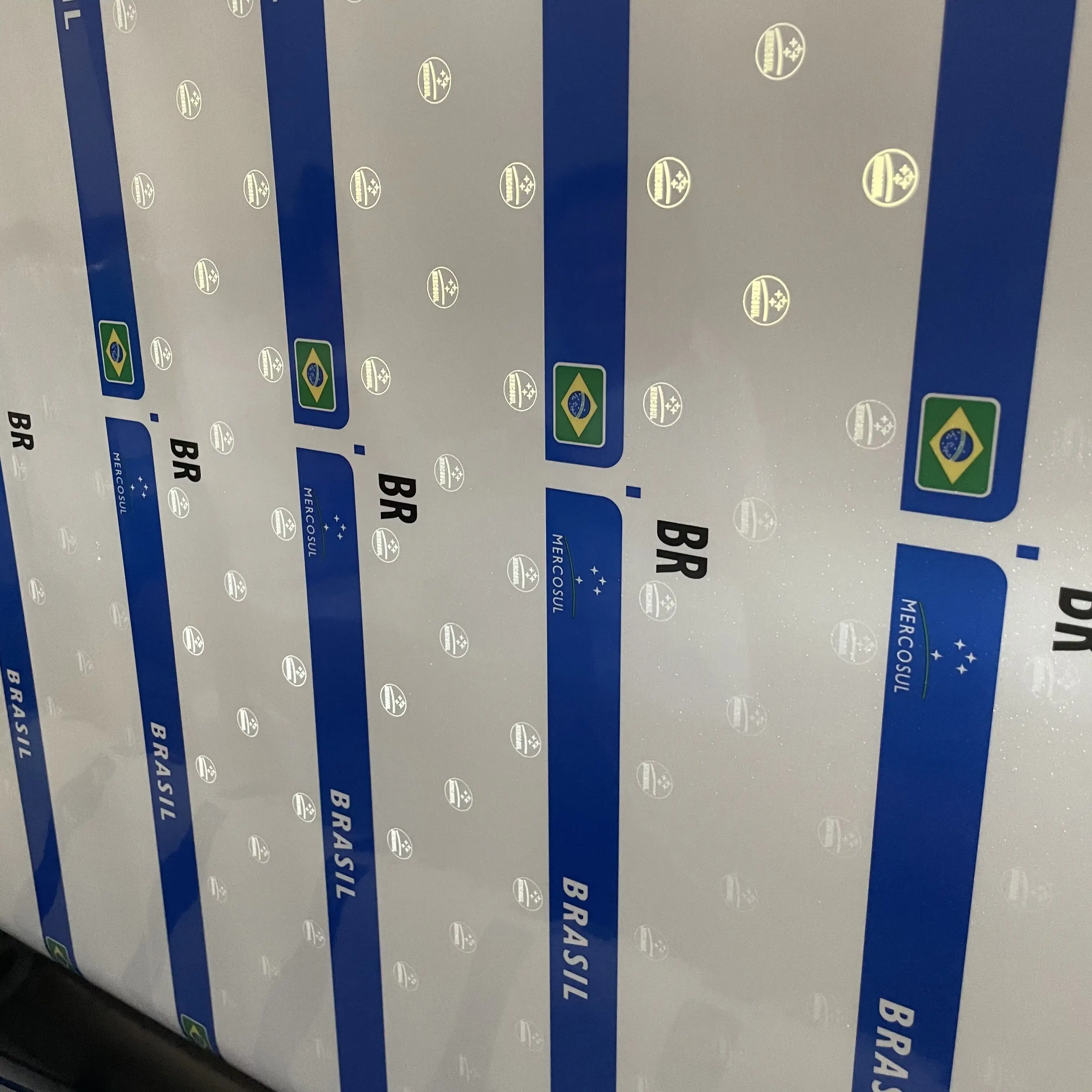 TM8200 Car License Number Plate Reflective Film White Yellow Smart License Sheeting Film Car Number Plate Reflective Sheet