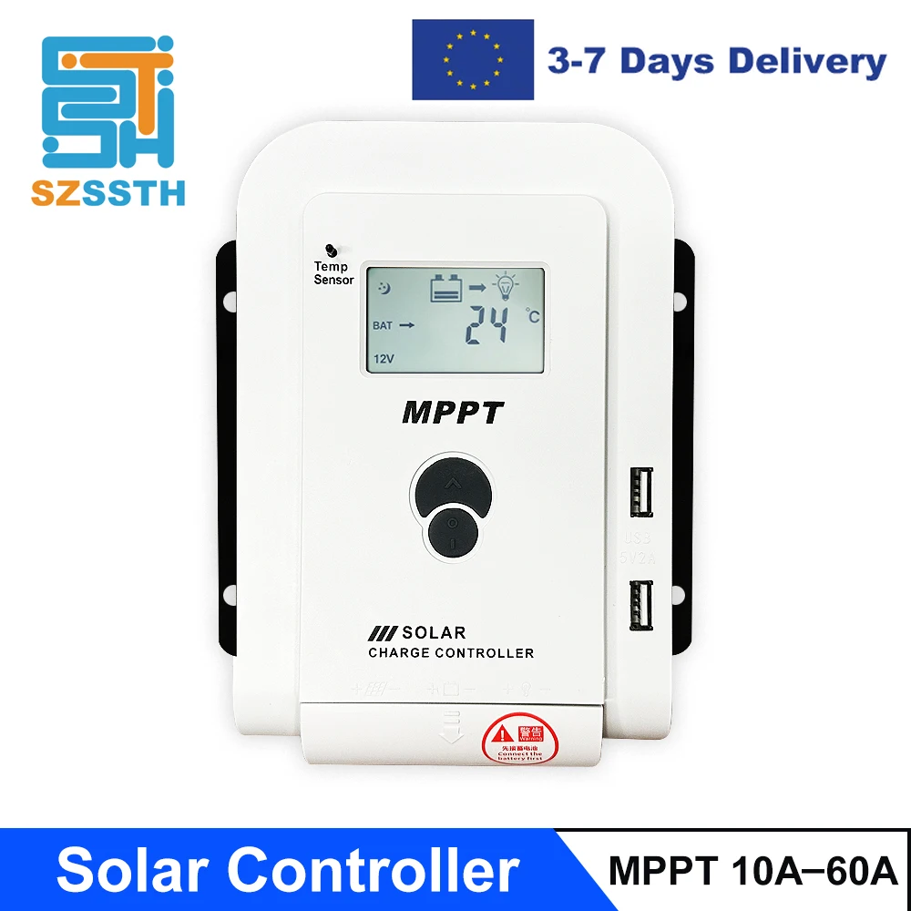 MP3739 12V 24V 15A SOLAR REGULATOR MPPT CONTROLLER POWERTECH MP3739 main image 0