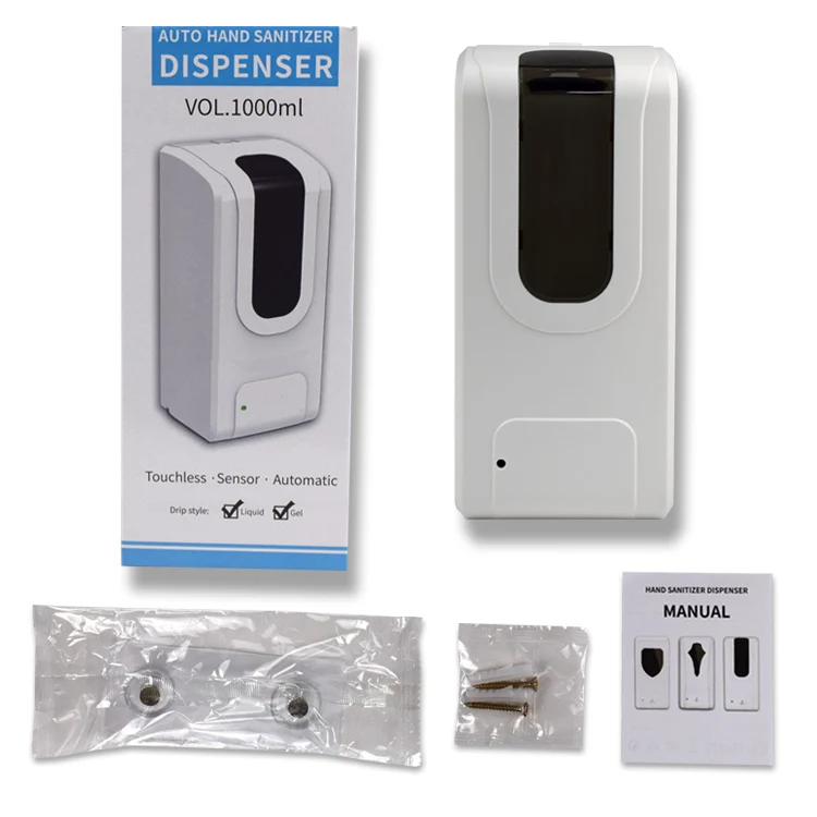 2020 New Technology Commercial Stand Touchless Automatic hand Sanitizer Dispenser Wall Mounted