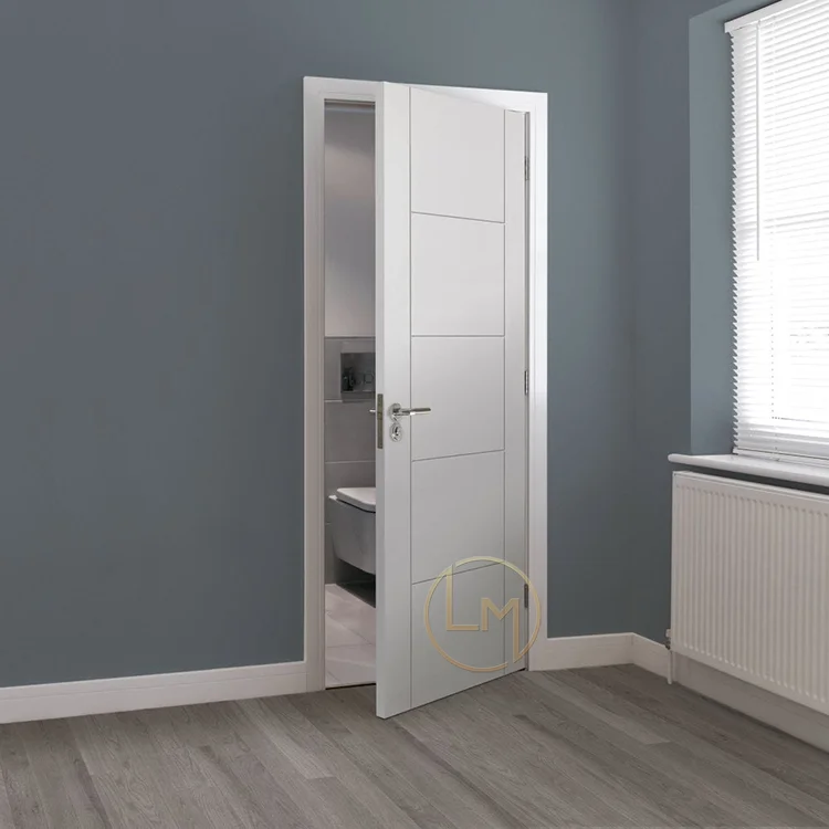 China Factory High Quality Internal Room Wooden Door Design Bedroom Doors Tuekish Lacquered Door