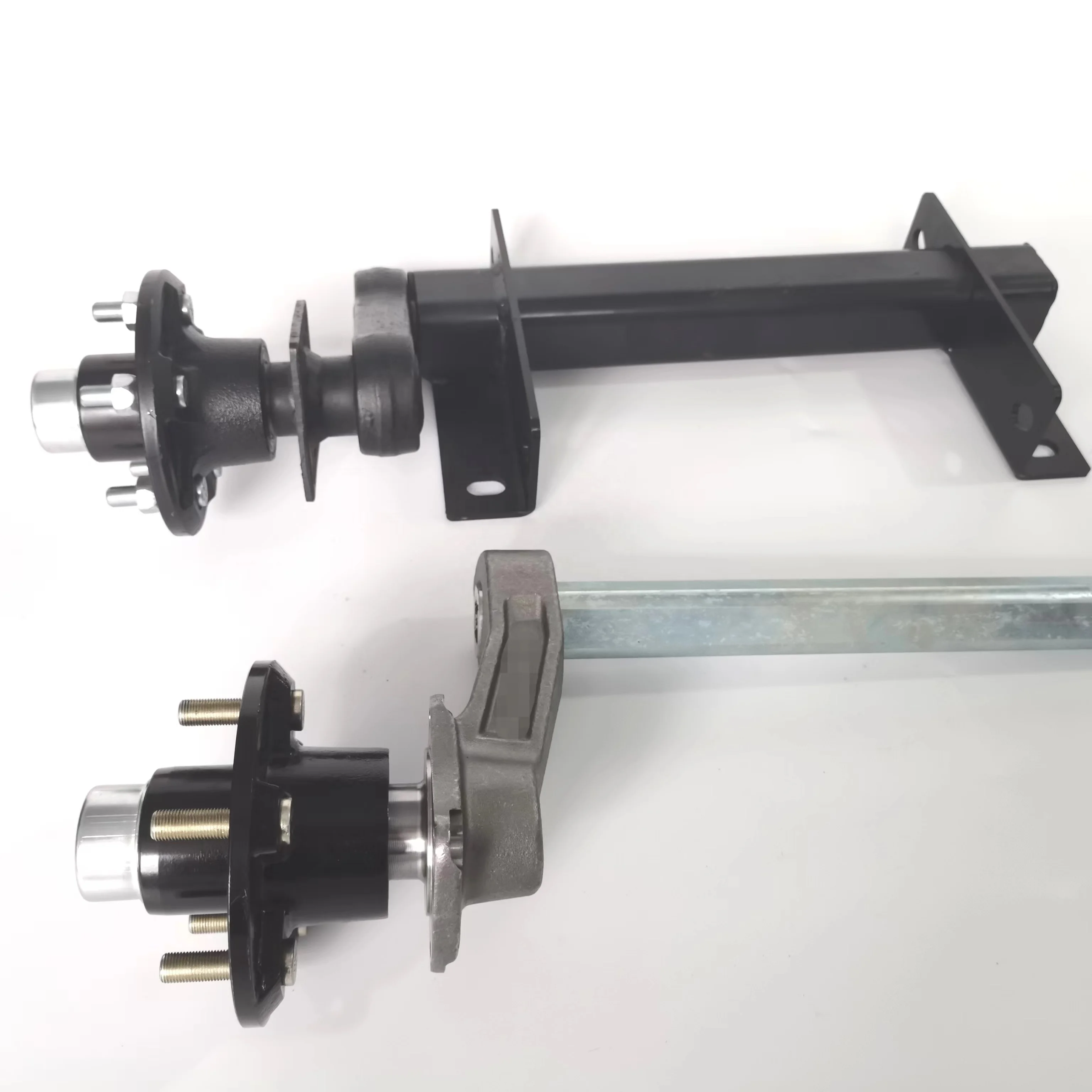 Unbraked Trailer Axle Rubber Torsion Suspension Axles Drop Center