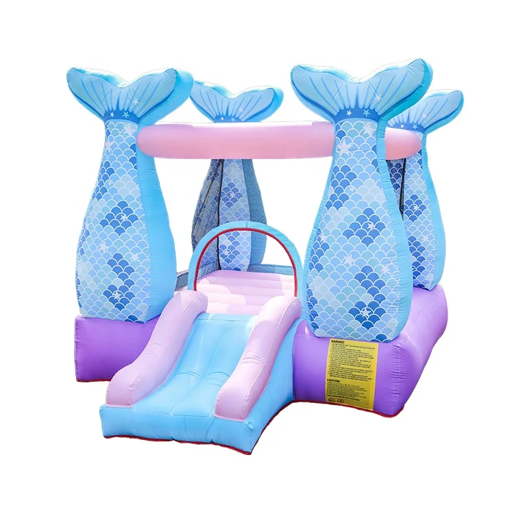 Blow up Indoor Mini Jumpy Bouncy Small Inflatable Mermaid Jumping Castle for Children Canada