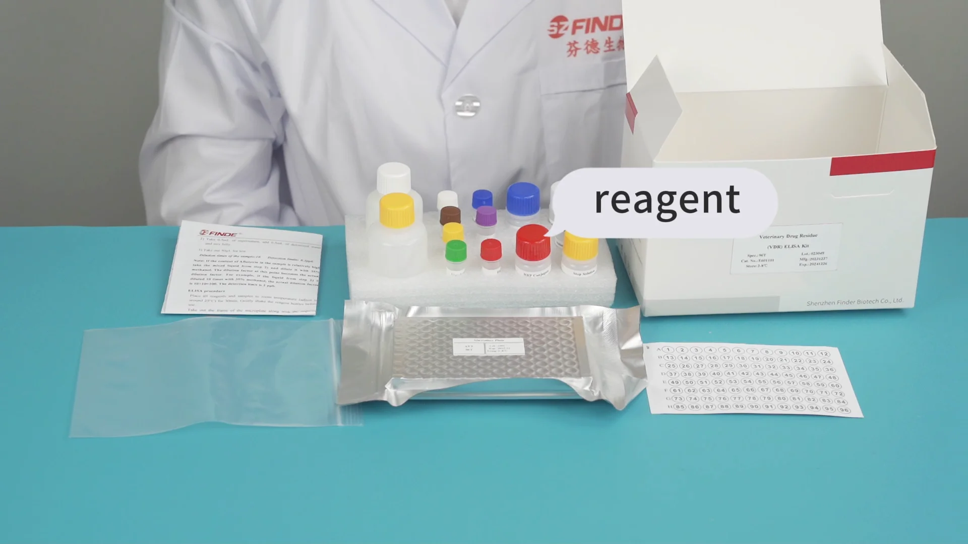 Lom Elisa Test Kit Veterinary Instrument For Meat,Eggs,Milk,Fish,Shrimp,Honey,Urine,Liver Buy