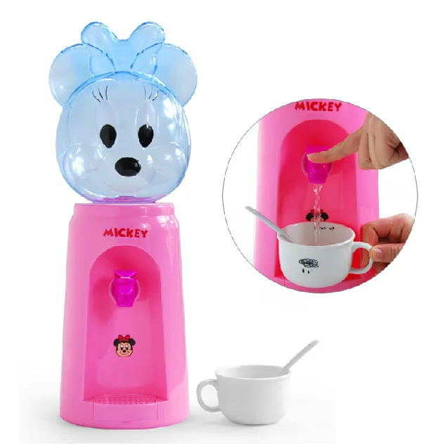 
 Новинка; Милая одежда с рисунком героев из мультфильма; Хорошее качество; Камер Мгновенной Печати Mini 8 чашки диспенсер для воды без потепление питьевой машина для детей офис собака горячая холодная вода  