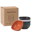Orange, dark blue, dark green, white, gray, black (6-piece box)