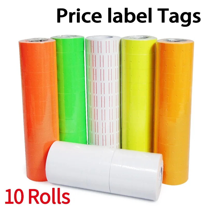 10 rollen preis Schild papier Nachfüllung Etikett ... - Grandado 10 rollen preis Schild papier Nachfüllung Etikett ... - Grandado