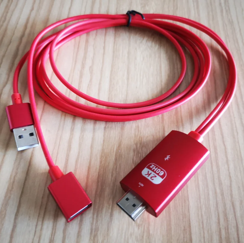 CAVO ADATTATORE VIDEO LIGHTNING USB HDMI HDTV TV PER IPHONE I7 I6 I5 8022044503356 - Foto 3