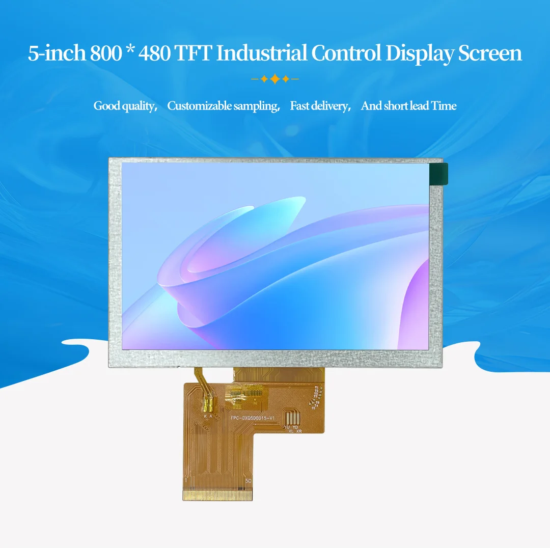 High Quality 5 Inch 800x480 Tft Lcd Display Ips Lcd Capacitive Touch ...