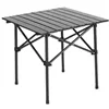 Table carrée noire 50cm (modèle standard)
