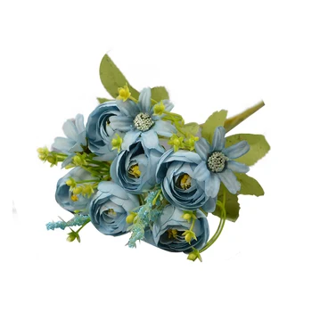 Jingqi cheap wholesale artificial flowers for wedding decoration artificial decorative flowers