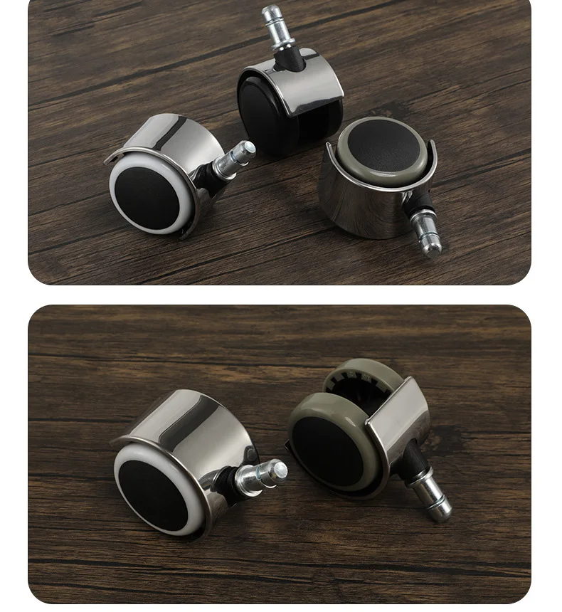 Heavy duty caster wheel office chair wheel replacement office chair wheel lock