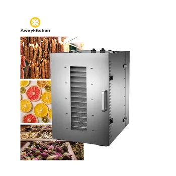Quality Dehydrator Fruits 16 Trays 304 stainless steel Food Dehydrator Oven