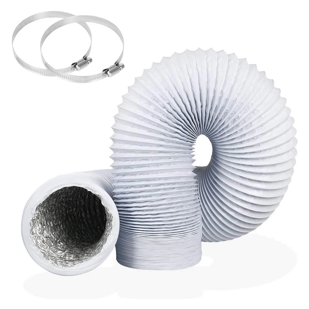 Lakeso Havc Pvc Aluminum Combi Foil Duct High Fireproof Flexible Duct for Buildking