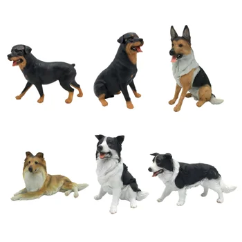 Wholesale Custom Resin Pet Decoration Gift Dog German Shepherd Dogs for Sale Dog Decoration Model Figurine Statue