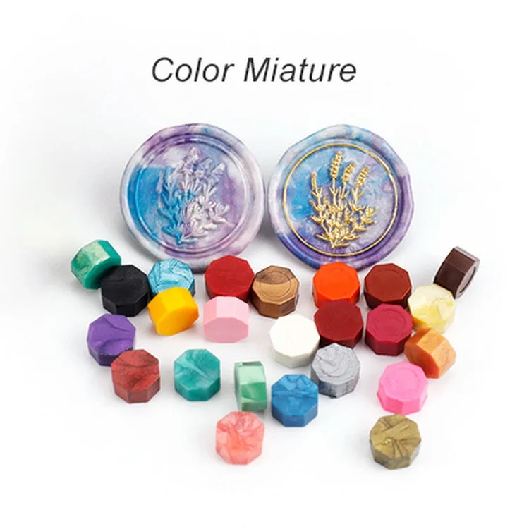 multicolor sealing wax particles for Retro seal stamp wedding envelope card wax granular hot wax for stamp