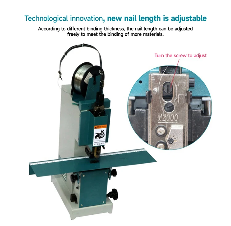 M2000 Single-Head Wire Saddle Stitch Flat Stitch Dual-Function Electric ...