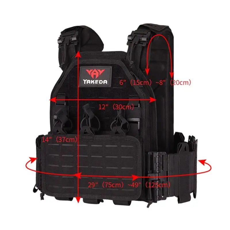 Yakeda Tactico Plate Carrier Tactical Vest New Carrier Vest 1000d Laser