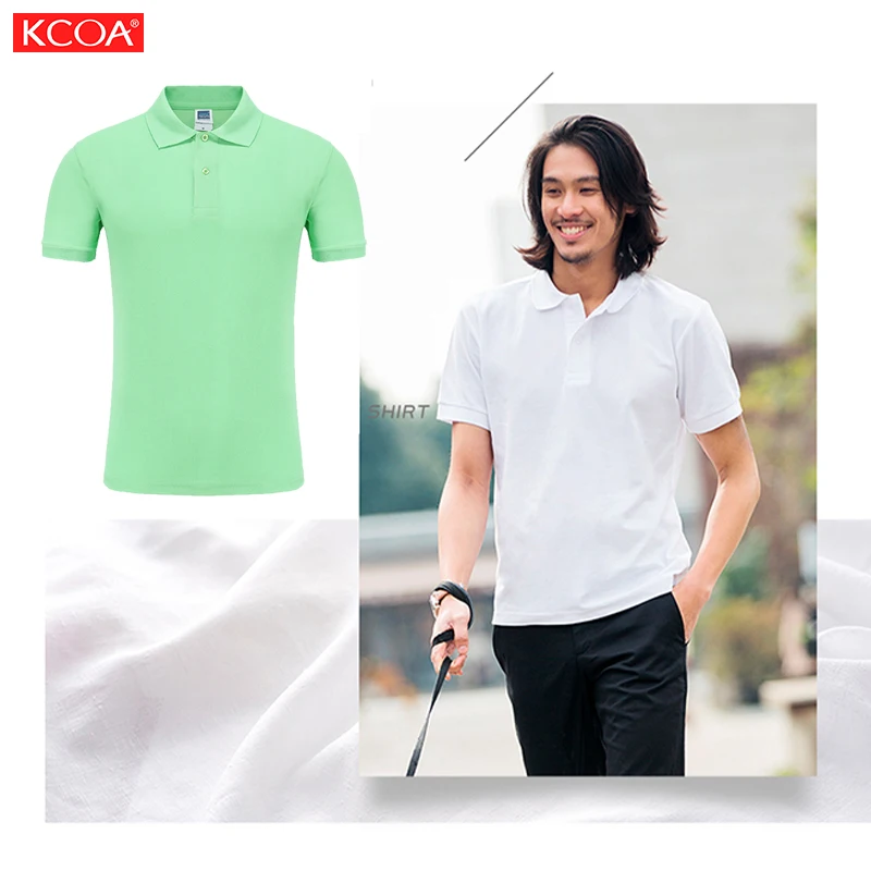 Wholesale Casual Golf Polo T-Shirt Dry Fit Custom Breathable Polo Shirts for Men Summer Short Sleeve Men'S Polo Shirts