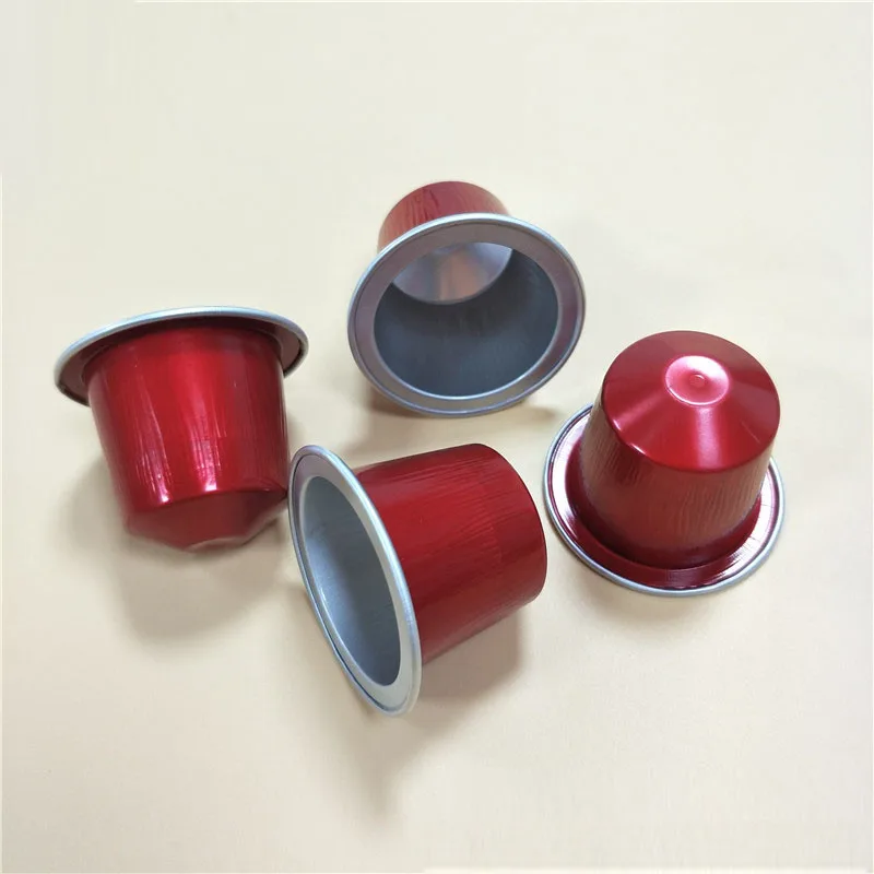 Заводская распродажа, капсулы для кофе Nespresso, капсулы для кофе, многоразовые кофейные капсулы из алюминиевой фольги