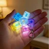 Étui transparent gyroscopique à trois boutons avec lumière
