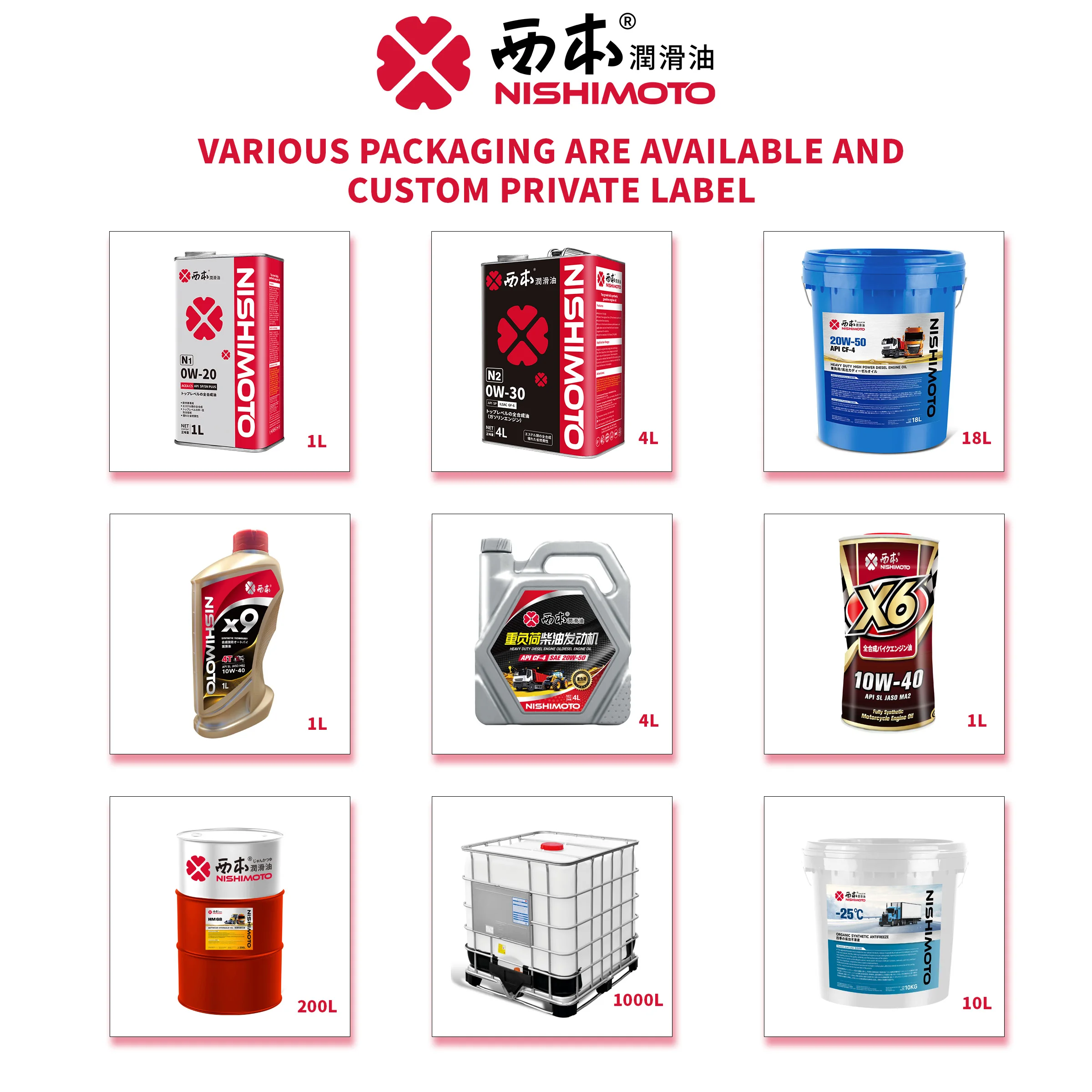 NISHIMOTO N5 Fully Synthetic SP 10W40 Lubricant Japan Brand Engine Oil