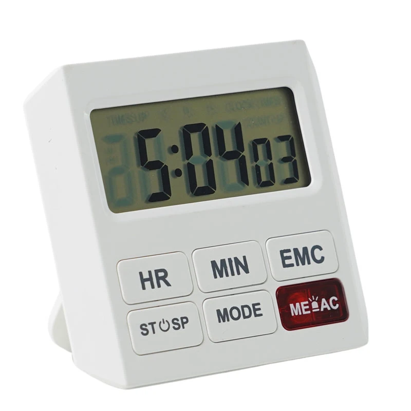 Ultrathin 3D Geometric Bezel Design Flashing Lights Silent Multi-functional 2-set Electronic Alarm Clock Timer