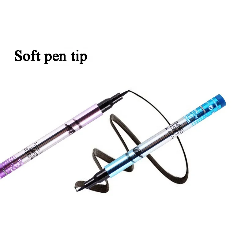 Профессиональная подводка для глаз, Стойкая подводка для макияжа, 0,01 мм, черная водостойкая жидкая подводка для глаз, карандаш для косметики