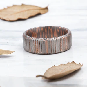 Latest Trendy Design 8mm Superconductor Ring Men Hot Selling Dome Superconductor Wedding Bands