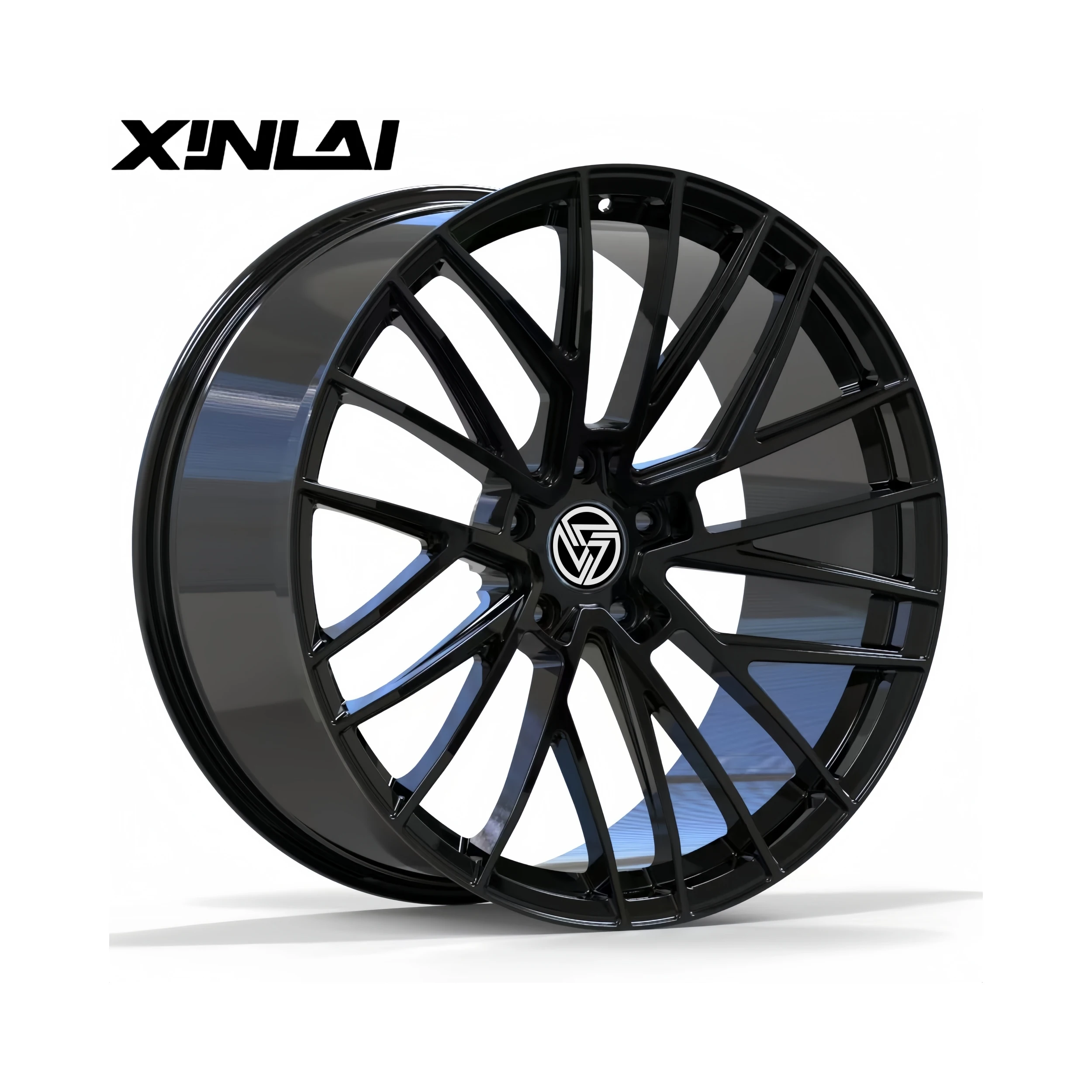 XINLAI Deep Concave Bright Light Brushed Wheels 5X120 5X112 5X114.3 19 20 2122 23 Inch Forged Passenger Car Wheels for Car - Image 4