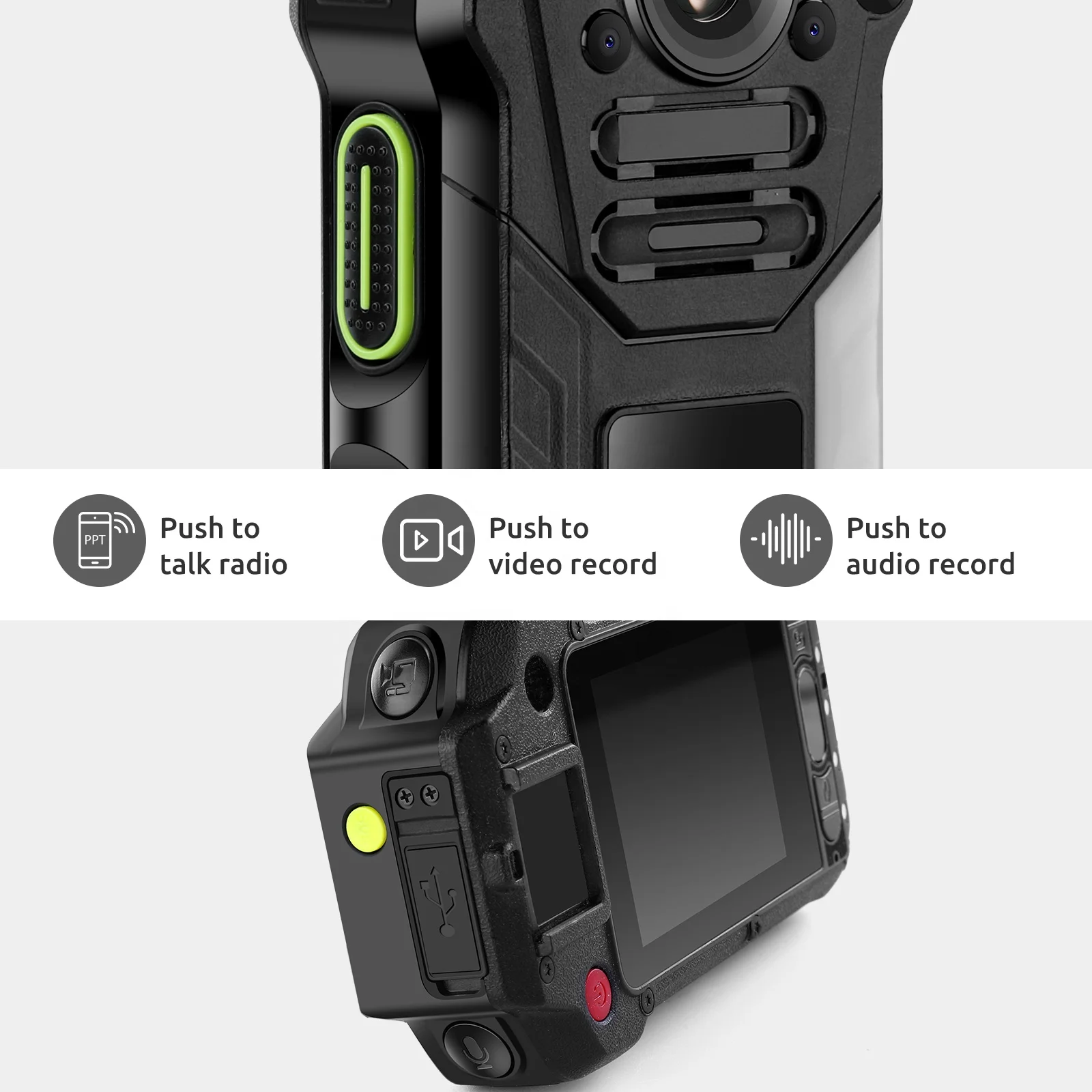Police Security Video Compact Camera Hd1080p Rechargeable 4g Waterproof ...