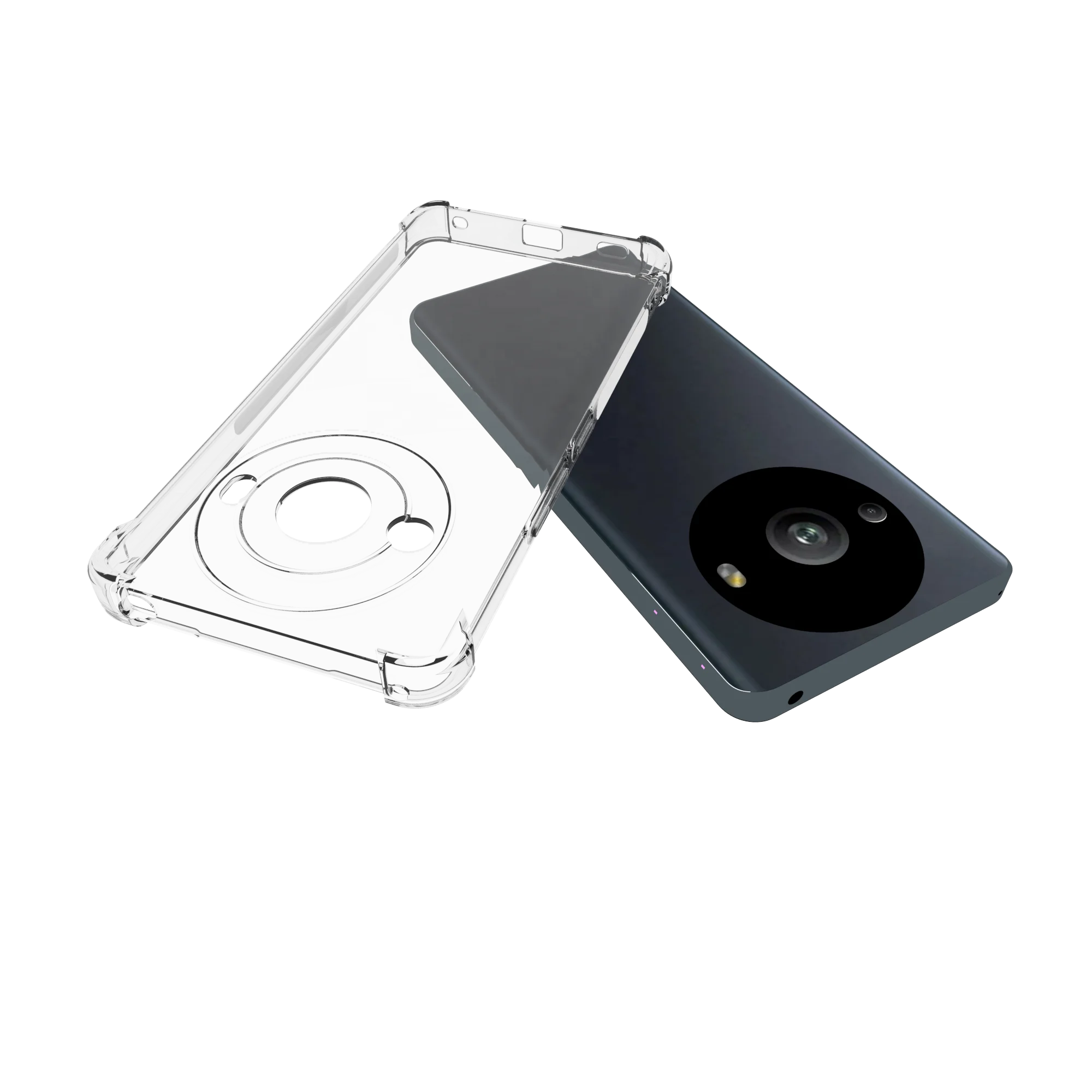 For Sharp Aquos R7 R8 R9 Pro Transparent Soft Tpu Corner Shock Proof Airbag Case