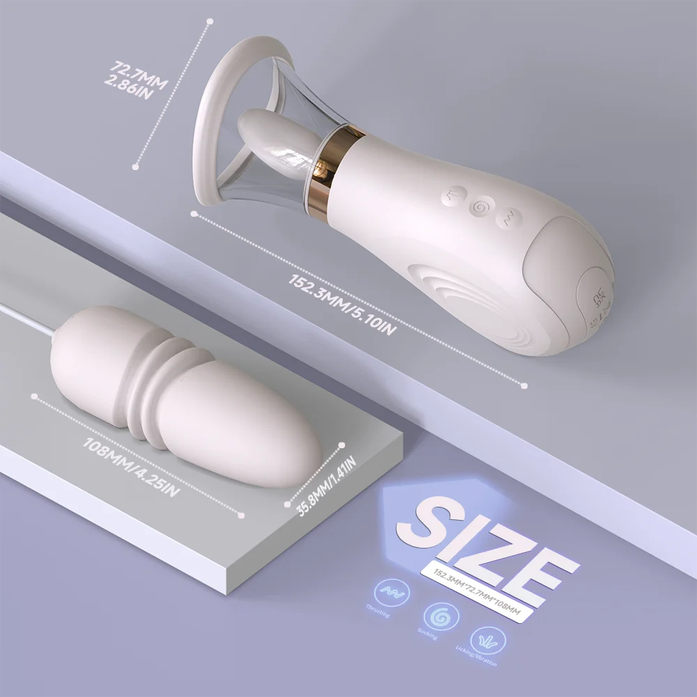 S-hande 3 in 1 Removable Rose Toy Sex Girl love Egg  Rose Vibrator Sex Toys Nipple Clitoral Licking Tone